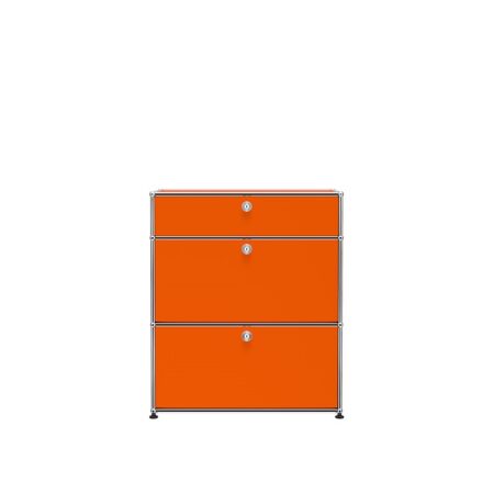 Image Commode à tiroir M25 USM Haller - Couleur : coloris-e-com-26-orange-pur