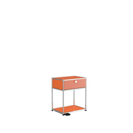 Image Table de chevet USM Haller E - Couleur : coloris-e-com-26-orange-pur