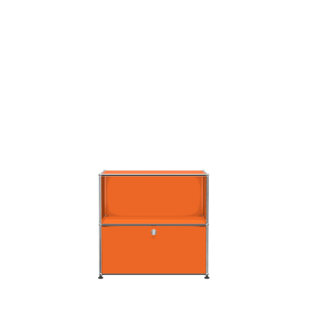 Image Meuble avec coulissant USM Haller - Couleur : coloris-e-com-26-orange-pur