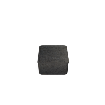 Image USM Inos Box basse 250 – avec plateau - Couleur : coloris-e-com-33-anthracite
